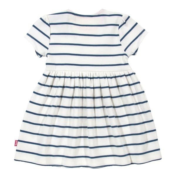 Kite Nautical Dress Baby Girl-French Navy-6 to 12 months